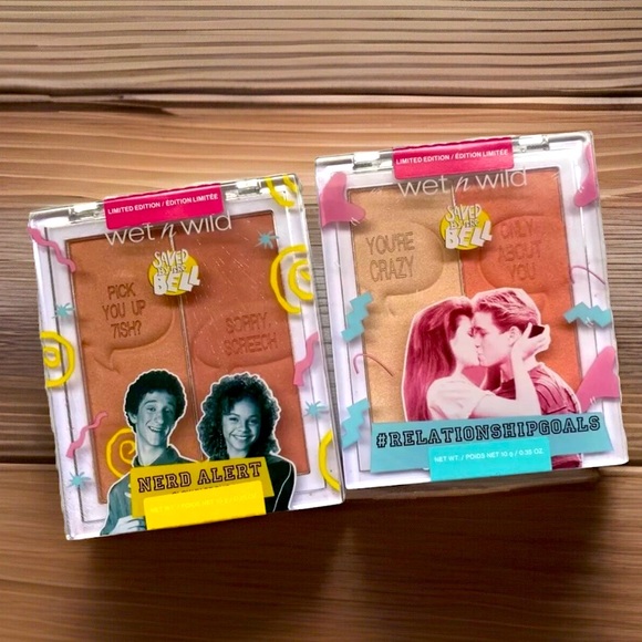 🔥 New Wet & Wild Lmtd edition Save by the Bell glow duo blush contour highlight - Picture 1 of 7